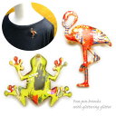 ブローチ フラミンゴ 蛙 ピンブローチ ラペルピン KS55005【GEM plus】【メンズ】【結婚式】【レディース】