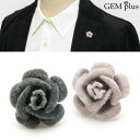 ラペルピン メンズ レディース コサージュ 薔薇 バラ カメリア 小さいフラワー シンプル お花 ピンブローチ オケージョン ks57015【GEM plus】...