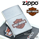 ◆純正オイル小缶1本付き　Zippo Harley Davidson LOGO 「ハーレーダビッドソン」　 ジッポー・フリント式オイルライター