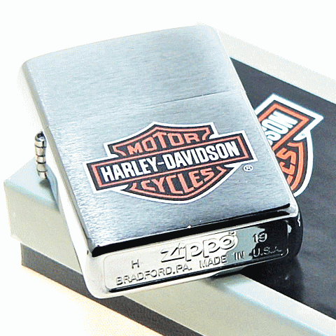 ◆純正オイル小缶1本付き　Zippo Harley Davidson LOGO 「ハーレーダビッドソン」　 ジッポー・フリント式オイルライター 2