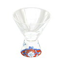 【送料無料】有田焼 華山窯 有田浪漫グラス SAKE GLASS 台形 赤濃唐草 【家事用品 レビュー投稿で次回使える2000円クーポン全員にプレゼント食器】