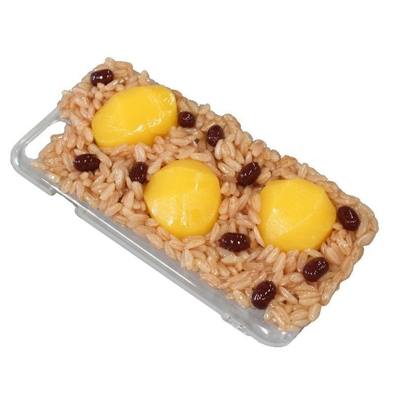 日本職人が作る 食品サンプル iPhone7/8ケース 赤飯 IP-719 【パソコン・AV機器関連 レビュー投稿で次回使える2000円クーポン全員にプレゼントPC・携帯関連】