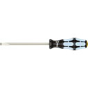 【送料無料】WERA ヴェラ ステンレス製 マイナスドライバー 刃先サイズ5.5mm 軸長125mm 032004 工具 ツール DIY 作業工具 道具