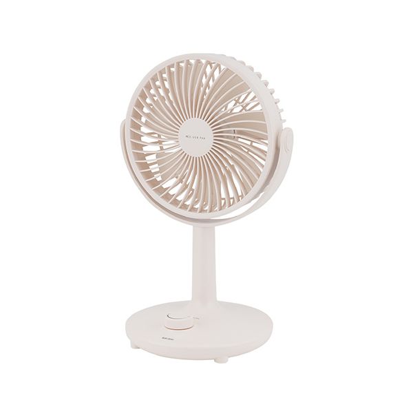 【送料無料】MCO 卓上型USB扇風機 アイボリー USF-21-IV