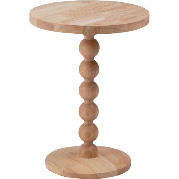 【送料無料】サイドテーブル ナチュラル （約W35×D35×H47.5cm） 組立式