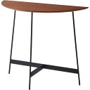 【送料無料】コンソール ブラウン (約W83×D35×H72cm) 組立式