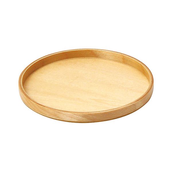 【送料無料】ヤマコー 用美 業務用 木製わっぱ丸トレイ(クリアー)φ15 yamaco17288