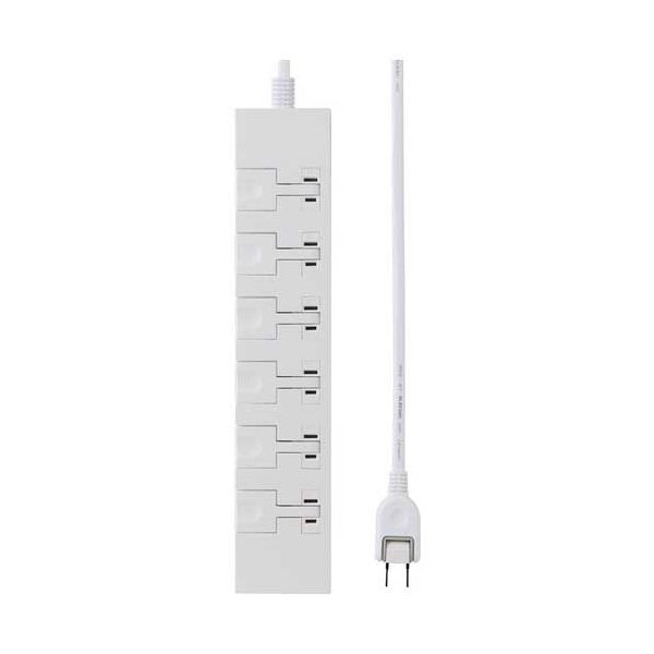【送料無料】イージーリリース6個口タップ 1m