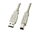 【5個セット】 サンワサプライ USBケーブル 1m KU-1000K3X5(2)