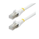 【送料無料】StarTech.com カテゴリー6A LANケーブル 5m ホワイト NLWH-5M-CAT6A-PATCH 1本