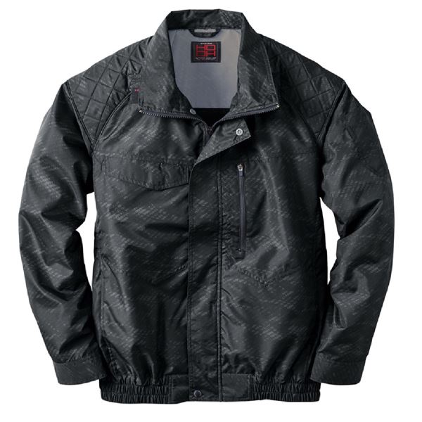 【送料無料】村上被服 HOOH ポリエステル製 フルハーネス対応冷感長袖ブルゾン V5511 カモフラブラック..