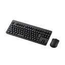 【送料無料】エレコム無線コンパクトキーボード&マウス ブラック TK-FDM105MBK 1セット
