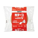 (まとめ)積水化学 布テープ No.600V 50mm×25m ダンボール色 N60XV03 1巻【×10セット】(4)