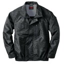 【送料無料】村上被服 HOOH ポリエステル製 フルハーネス対応冷感長袖ブルゾン V5511 カモフラブラック サイズ:L 服単品 〔バッテリー・ファン・ケーブ...