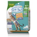 【送料無料】(まとめ)マナーウェア ねこ用 SSサイズ お試しパック 4枚 【×12セット】