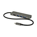 【送料無料】StarTech.com USB Type-Cマルチ変換アダプター USB-C-HDMI 4K60Hz/100W PDDKT30CHPD3 1台