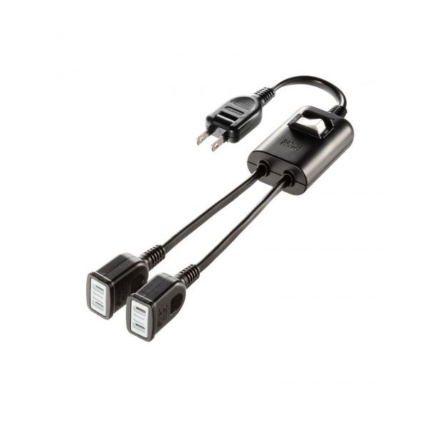 【送料無料】サンワサプライ 一括集中スイッチ付き電源延長コード 2P 2分岐 2個口 ブラック TAP-EX2SWBK