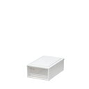 【送料無料】天馬 Fits フィッツケース 27-18 幅18.4×奥行27.2×高さ10.2cm ホワイトクリア