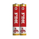 【送料無料】(まとめ) FDKアルカリ乾電池 単6形 LR8D425F(2S) 1パック(2本) 【×10セット】