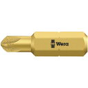 【送料無料】WERA ヴェラ TORQ-SET トルクセットネジ用 ドライバービット 差込6.35mm 刃先サイズTS8 全長25mm 066642 工具 ツー...