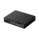 【送料無料】エレコム1000BASE-T対応 PoEスイッチングハブ 8ポート RoHS指令準拠(10物質) EHB-UG2C08E-PL 1台
