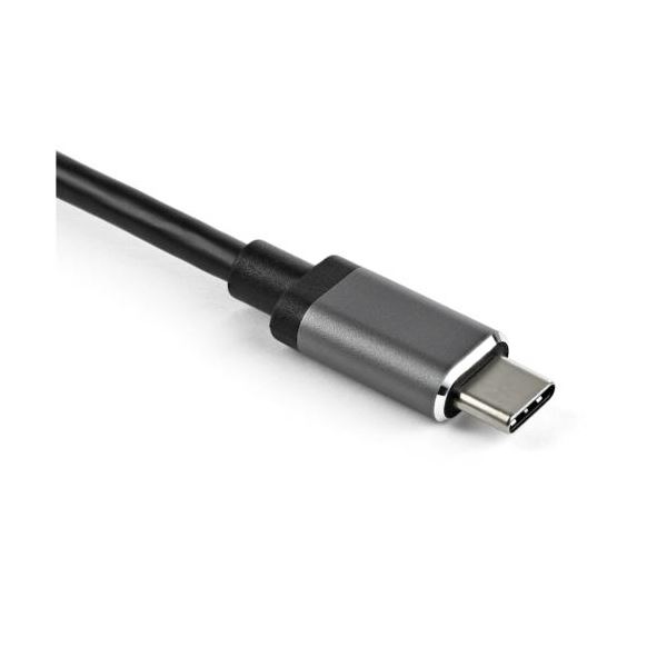 【送料無料】StarTech.com USB TypeC-Mini DisplayPort／HDMI変換アダプタ 4K／60Hz スペースグレーCDP2HDMDP 1個