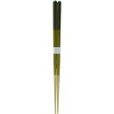 【送料無料】【5個セット】 アオバ 抗菌食洗箸 木の実 23cm 緑