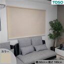 【送料無料】窓にも間仕切にも活躍 採光プレーンロールスクリーン アイボリー 約幅60cm×高さ180cm【代引不可】
