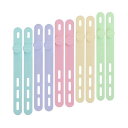 【送料無料】オウルテック MOTTERUソフトタッチ ケーブルバンド sofumo シャーベットカラー (5色×2本) MOT-CBBAND02-SE1パック(10本)
