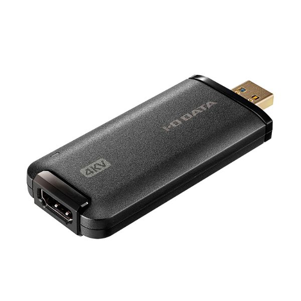【送料無料】アイオーデータ フレームレート調整 4Kモデル HDMI⇒USB変換アダプター GV-HUVC／4KV 1個