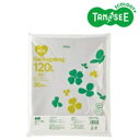 【送料無料】(まとめ)TANOSEE ポリエチレン収集袋 透明 120L 30枚入×6パック