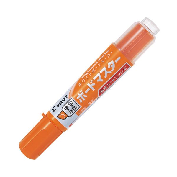 【送料無料】(まとめ）パイロット ボードマーカーボードマスター 中字平芯 オレンジ WMBM-12LC-O 1セッ..