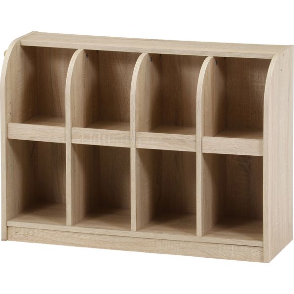 【送料無料】キッズブックラック オーク 組立品【代引不可】