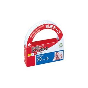 (業務用10セット) ニチバン 両面テープ ナイスタック 【幅20mm×長さ10m】 NW-20