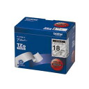 【送料無料】ブラザー BROTHER ピータッチ TZeテープ ラミネートテープ 18mm 透明/黒文字 業務用パック TZE-141V 1パック(5個)