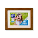 【送料無料】【写真額】マット付き・透明PET付 ■KNT写真額 A5(159×222mm)・2L(115×166mm) ブラウン