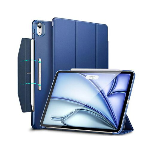 【送料無料】ESR ASCEND ウルトラスリムケース for 11インチiPad Air(M2) /iPad Air(第5世代/第4世代)ネイビーブルー ES20208 【送料無料】ESR ASCEND ウルトラスリムケース for 11インチiPad Air(M2) /iPad Air(第5世代/第4世代)ネイビーブルー ES20208