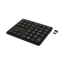 【送料無料】ナカバヤシ ミヨシ2.4GHz 方向キー付きワイヤレステンキー ブラック TEN24G02/BK 1個