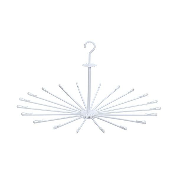【送料無料】（まとめ） 小久保工業所ホワイトパラソルハンガー 20本掛 ホワイト KL-124 1個 【×5セット】