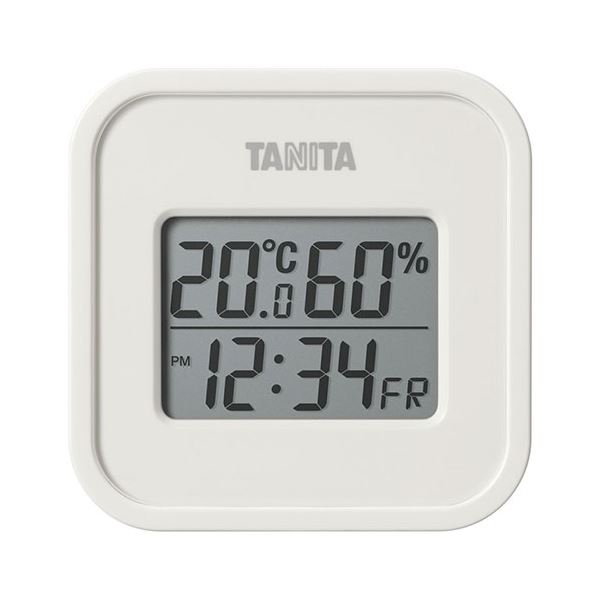 【送料無料】タニタ デジタル温湿度計(小型) アイボリー 22522410