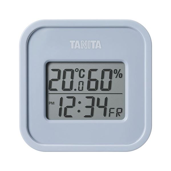 【送料無料】タニタ デジタル温湿度計(小型) ブルーグレー 22422208 ダイエット・健康 健康器具 温度計・湿度計 レビュー投稿で次回使える2000円クーポン全員にプレゼント