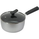 【送料無料】パール金属 チーノ ガラス蓋付き 片手鍋 18cm HB-6572