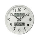 【送料無料】リズム 電波掛時計 8FYA03SR03