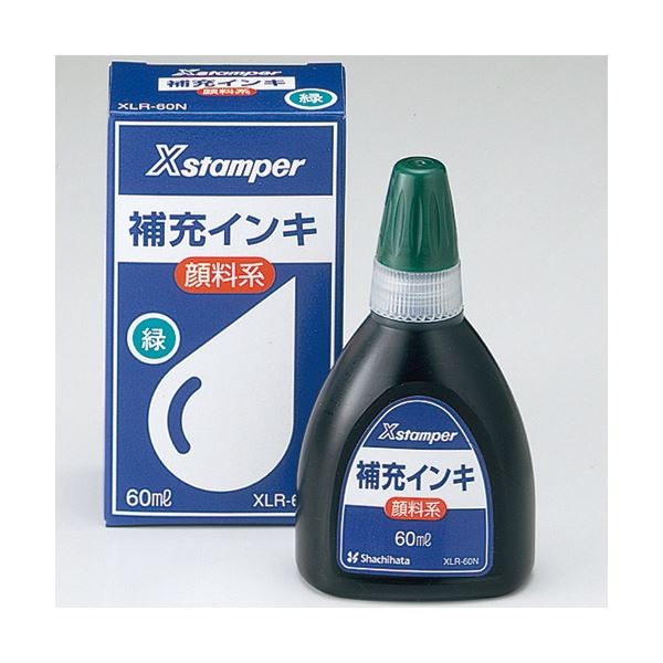 【送料無料】【まとめ】 シヤチハタ Xスタンパー補充インキ60ml XLR-60N緑 顔料 【×2セット】 生活用品・インテリア・雑貨 文具・オフィス用品 印鑑・スタンプ・朱肉 レビュー投稿で次回使える2000円クーポン全員にプレゼント