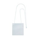 【送料無料】カラーイベント名札 50枚 白B362J-W-50
