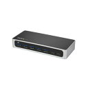 【送料無料】StarTech.com 7ポートUSB-C接続ハブ USB-A×5口/C×2口 USB 3.0準拠 ブラック&シルバーHB30C5A2CSC 1個