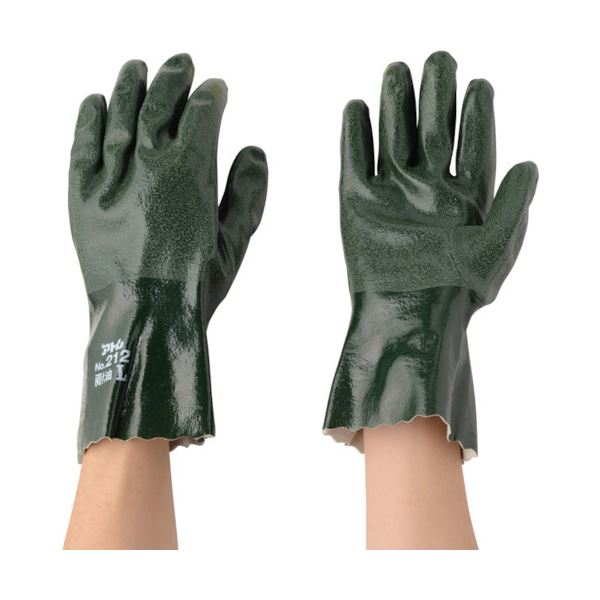 【送料無料】〔まとめ〕 アトム スーパーイーグル L 深緑 212-L 1双 〔×5セット〕 使い捨て手袋 使いきり手袋