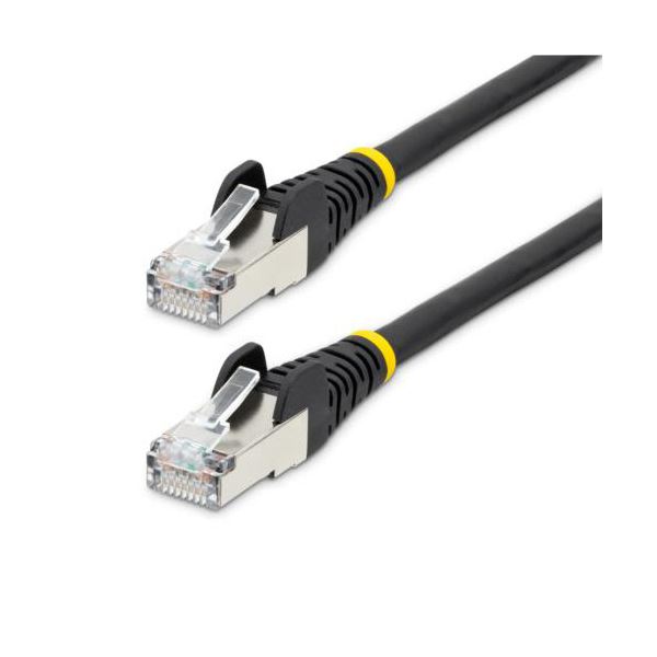 【送料無料】StarTech.com カテゴリー6A LANケーブル 2m ブラック NLBK-2M-CAT6A-PATCH 1本