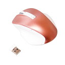 【送料無料】Digio デジオ 小型無線5ボタンBlueLEDマウス ピンク MUS-RKF119P