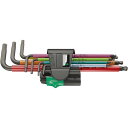 【送料無料】WERA ヴェラ ボールヘックス L型 レンチ L型 レンチ 7本組セット 1.5ー6.0mm 022534 工具 ツール DIY 作業工具 道具